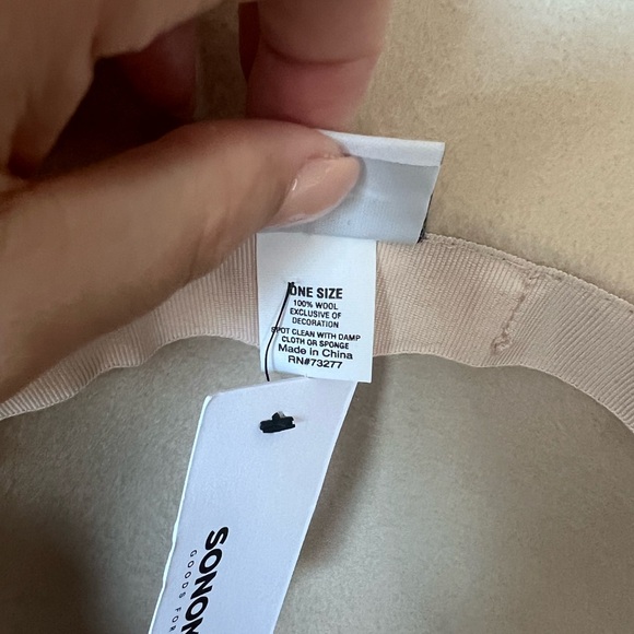 NWT Sonoma Wool Medium-sized Floppy Hat - Picture 6 of 8